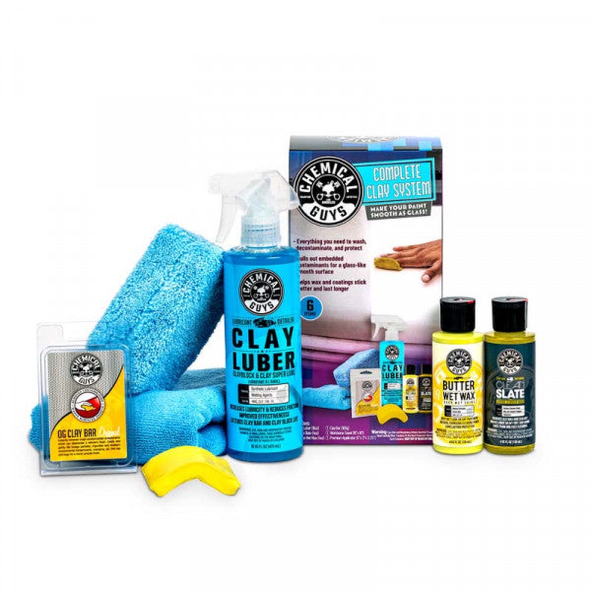 Chemical Guys Complete Clay System (6 Items) - CLY700