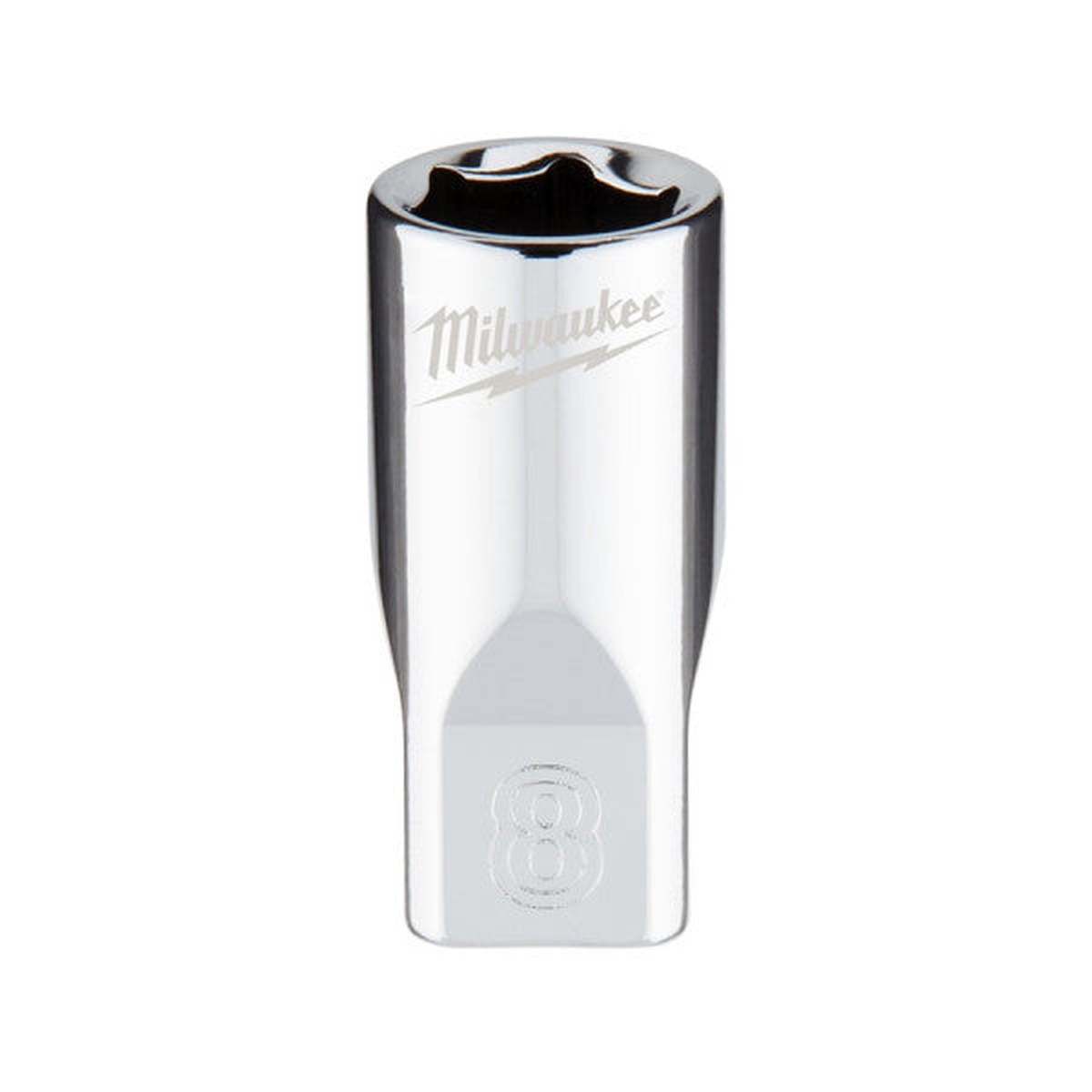 Milwaukee 1/4 Drive Socket Metric Standard-8MM - 4932478316