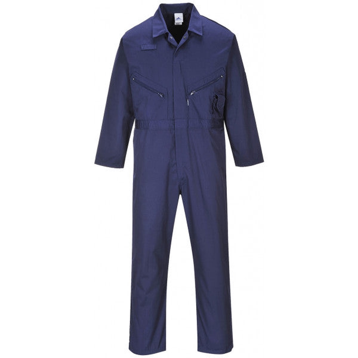 Portwest Polycotton Zip Coverall - Navy - Small (Regular) - C813NARS