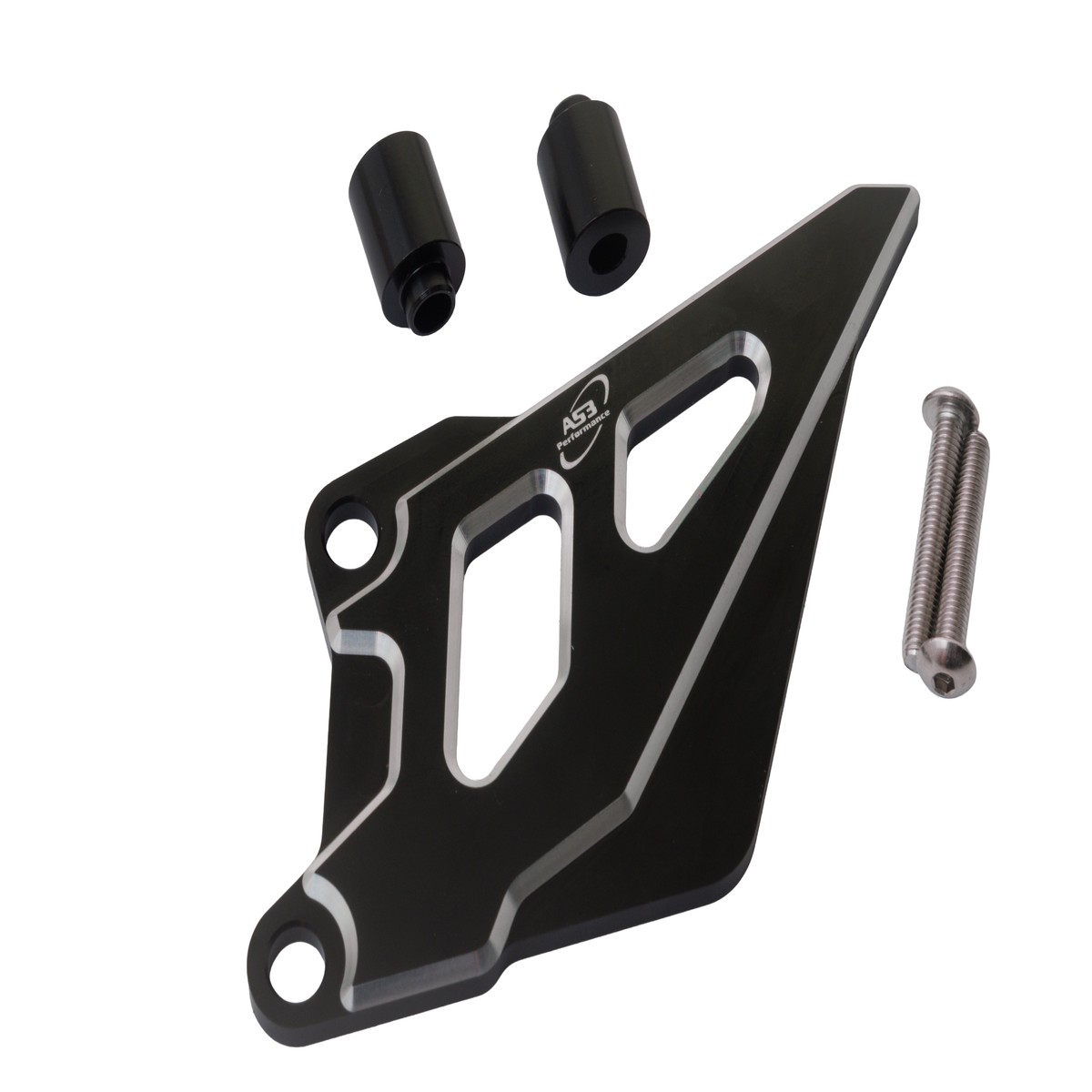 DUCATI DESMO 450 MX 2025-2026 AS3 ALUMINIUM FRONT SPROCKET GUARD COVER BLACK