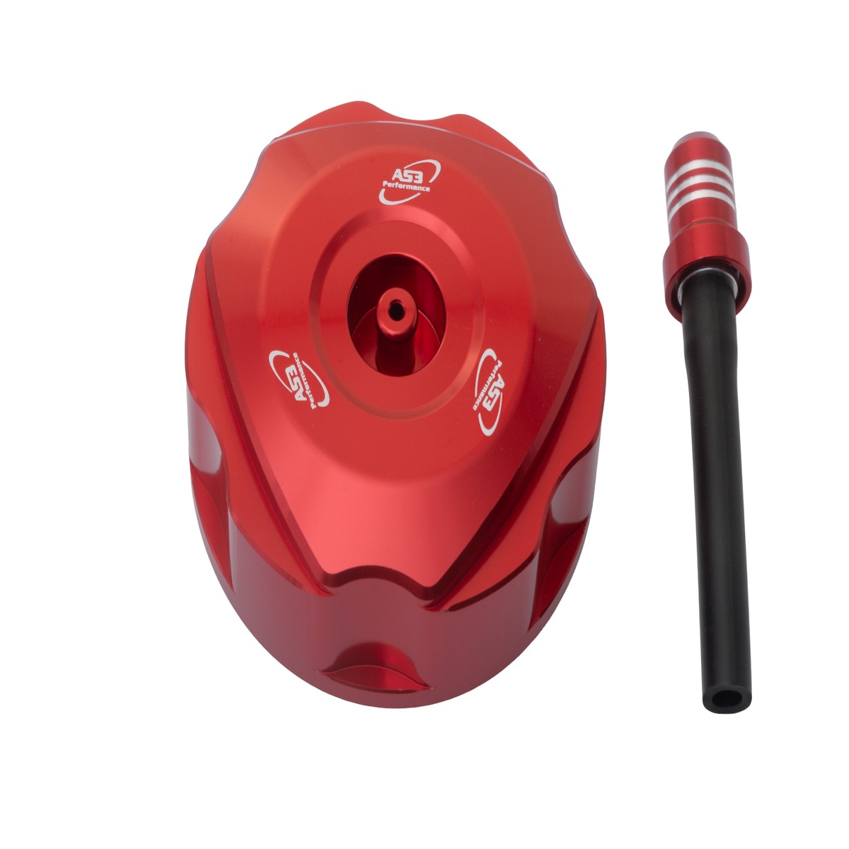 DUCATI DESMO 450 MX 2025-2026 AS3 ALUMINIUM PETROL FUEL GAS CAP RED