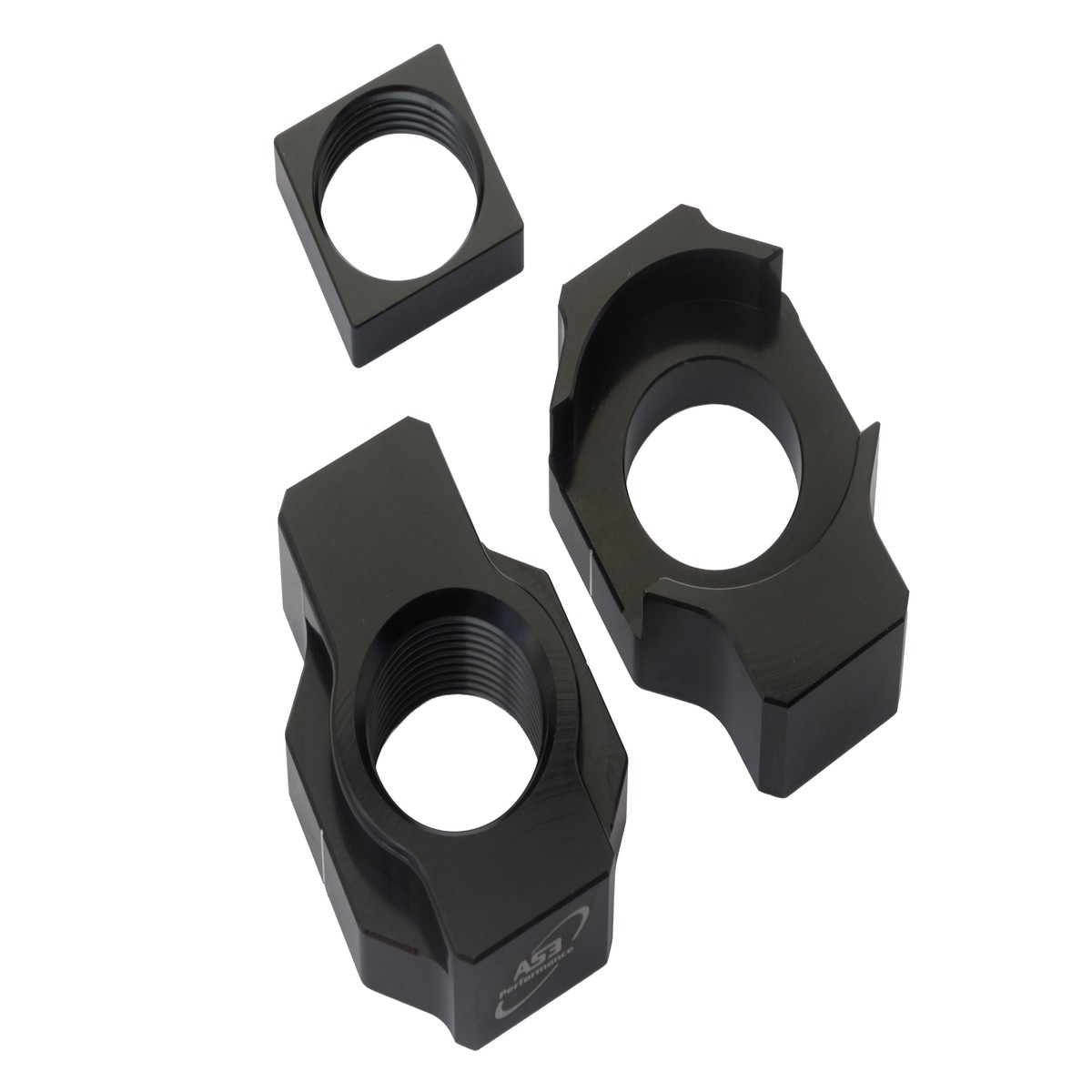 DUCATI DESMO 450 MX 2025-2026 AS3 AXLE BLOCKS BLACK