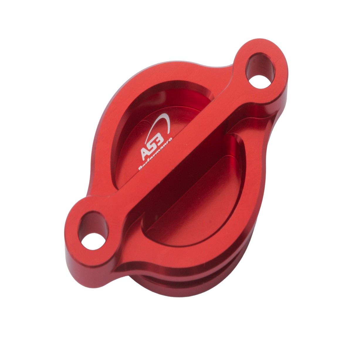 DUCATI DESMO 450 MX 2025-2026 AS3 OIL FILTER COVER RED
