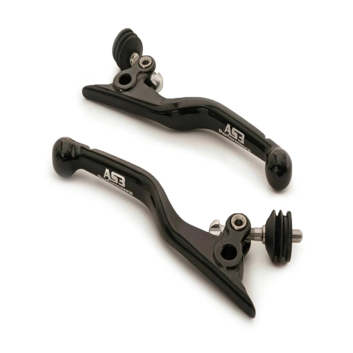 GAS GAS MC 65 2024-2027 AS3 FORGED FRONT BRAKE & CLUTCH LEVERS BLACK