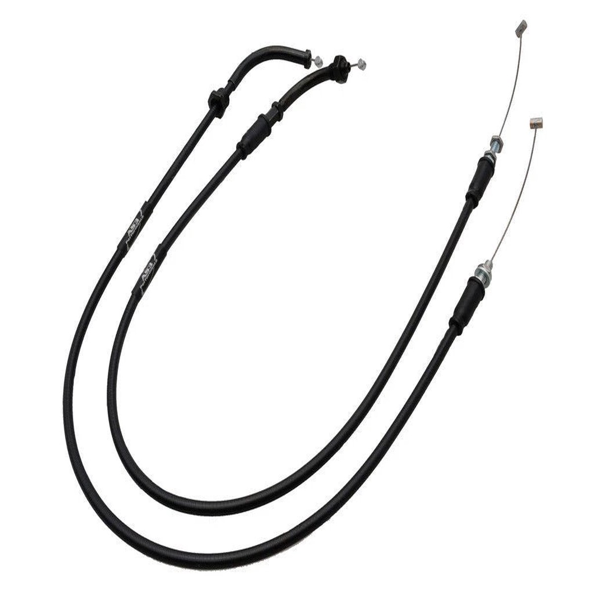 HONDA XRV 750 AFRICA TWIN 1993-2000 AS3 VENHILL FEATHERLIGHT THROTTLE CABLES BLACK