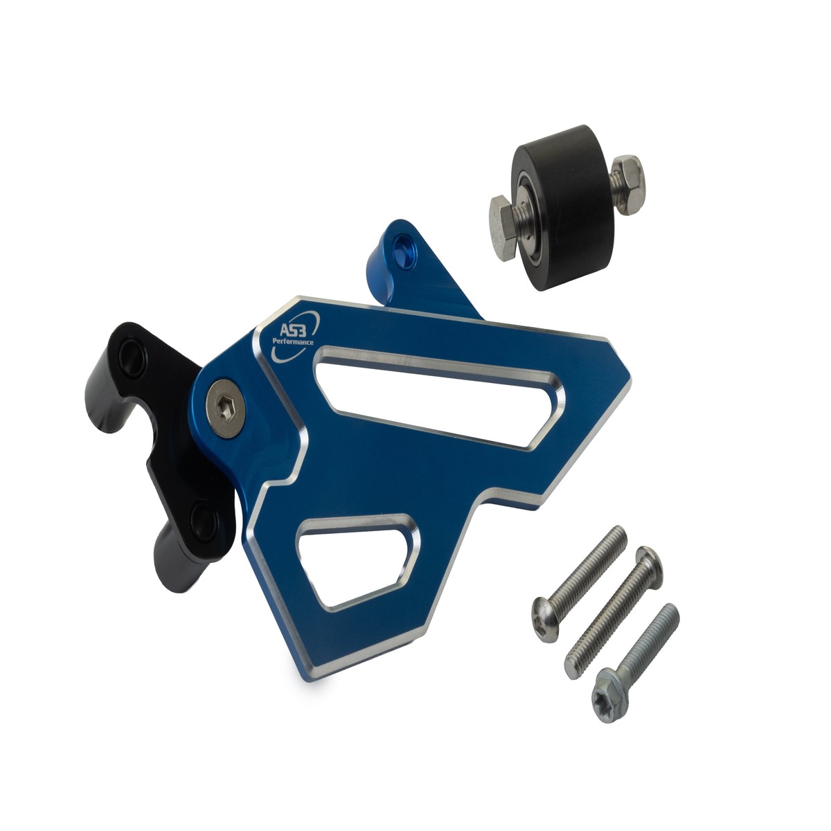 HUSQVARNA TC 65 2024-2026 AS3 ALUMINIUM FRONT SPROCKET GUARD COVER BLUE