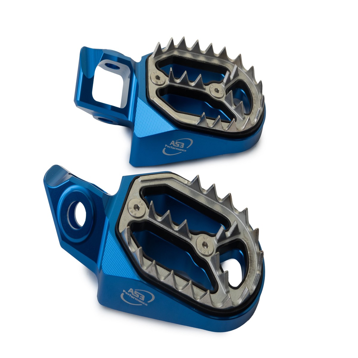 HUSQVARNA TC 85 2025-2026 AS3 FACTORY SERIES WIDE FOOT PEGS BLUE