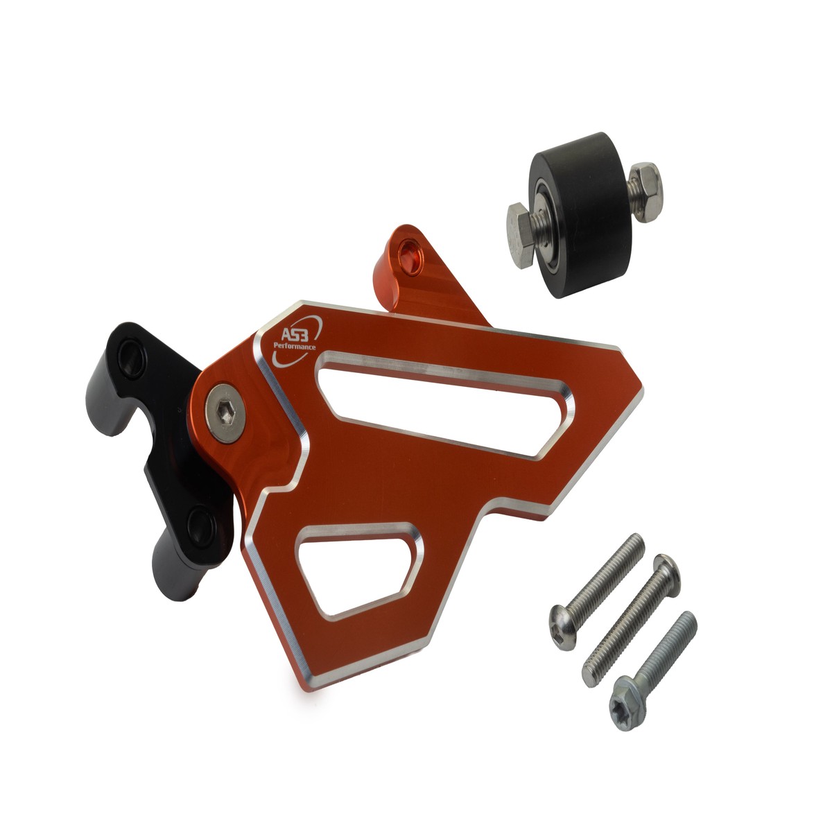KTM 65 SX 2024-2026 AS3 ALUMINIUM FRONT SPROCKET GUARD COVER ORANGE
