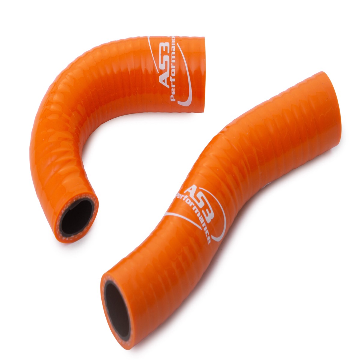 KTM 85 SX 2025-2027 AS3 PERFORMANCE SILICONE RADIATOR HOSES ORANGE