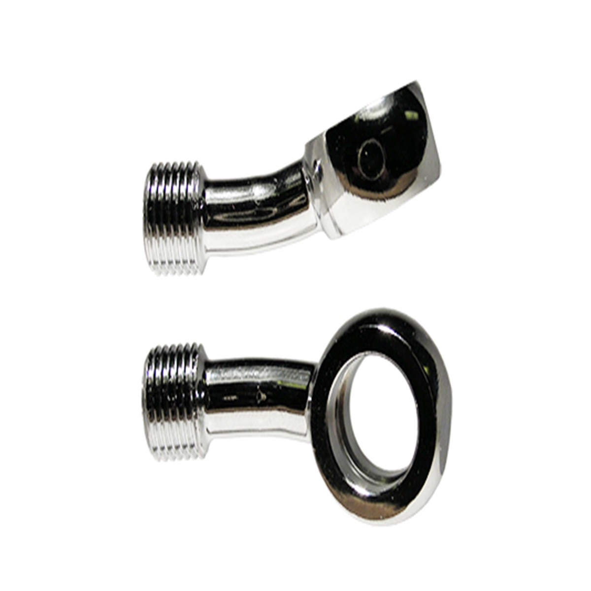M10 20 DEGREES + 20 DEGREES LEFT BANJO FOR AS3 VENHILL BRAKE AND CLUTCH LINES CHROME