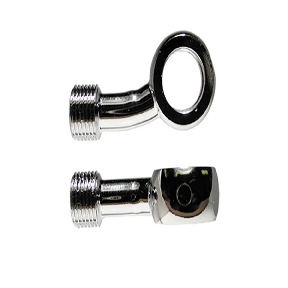 M10 20 DEGREES SIDE BEND BANJO FOR AS3 VENHILL BRAKE AND CLUTCH LINES CHROME