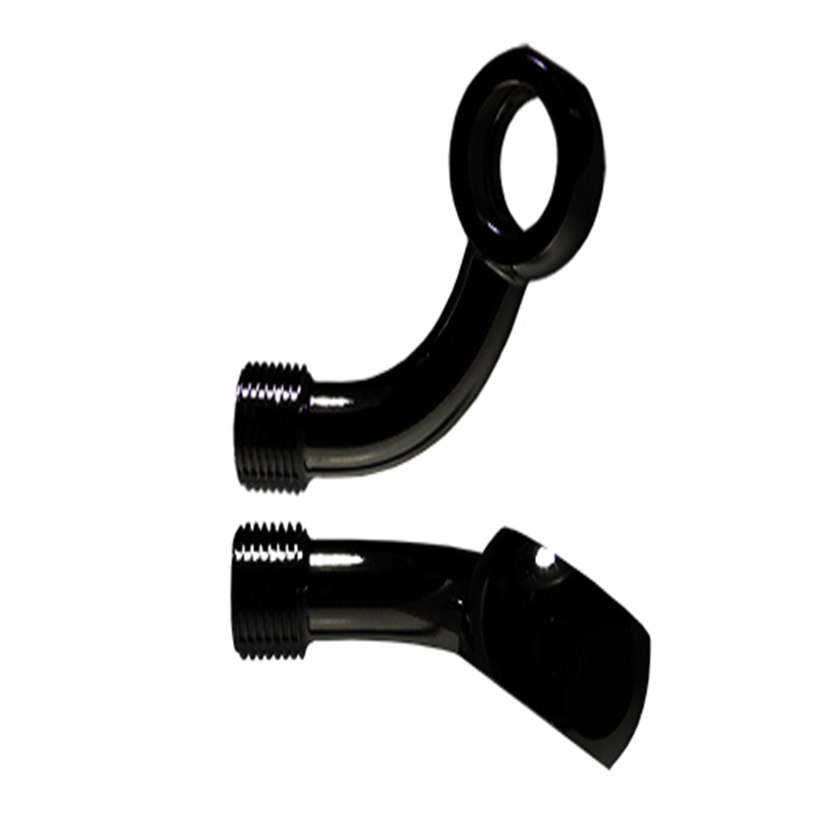 M10 70 DEGREES LONG NECK + 60 DEGREES RIGHT BANJO FOR AS3 VENHILL BRAKE AND CLUTCH LINES BLACK