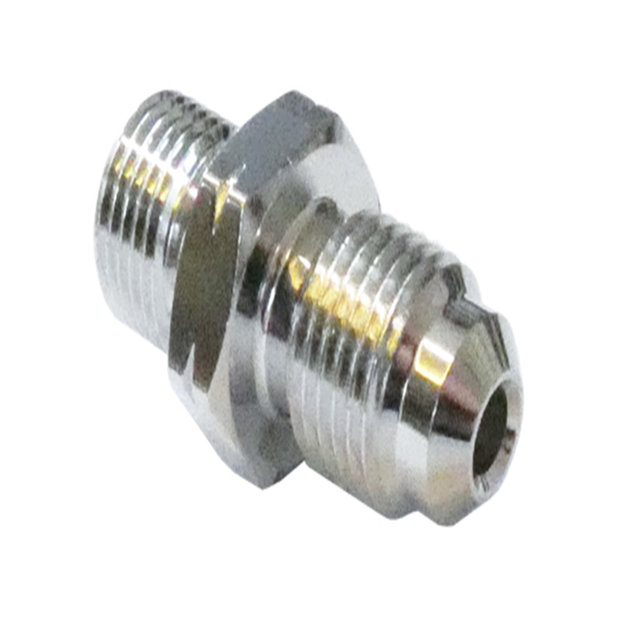 M10 X 1.00MM MALE CONVEX ADAPTOR CHROME