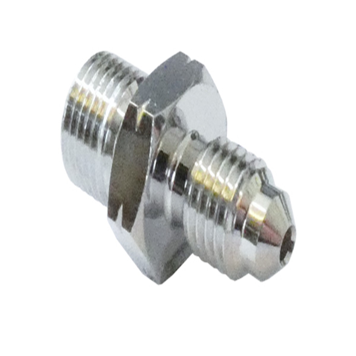 M8 X 1.00MM MALE CONVEX ADAPTOR CHROME