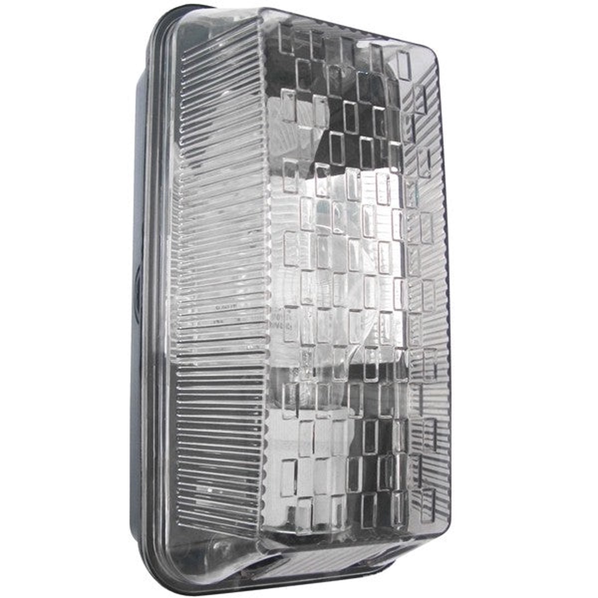 Powermaster Rectangular Bulkhead Light - Black - 100W - S6354