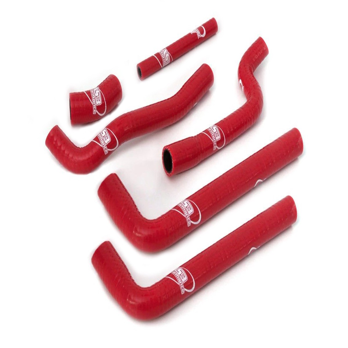 RIEJU MR 200 250 300 PRO 2021-2023 AS3 PERFORMANCE SILICONE RADIATOR HOSES (THERMOSTAT BYPASS KIT) RED
