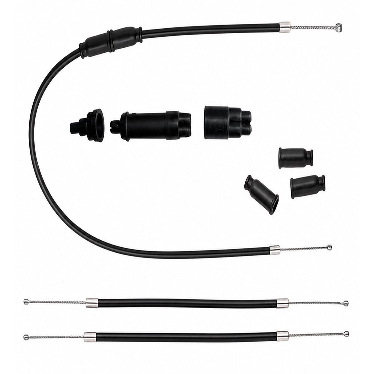SHERCO ENDURO 50 2007-2018 SM 50 2007-2025 AS3 VENHILL FEATHERLIGHT THROTTLE CABLES BLACK