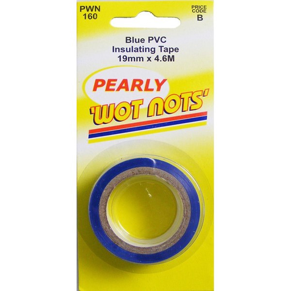 Wot-nots PVC Insulation Tape - Blue - 19mm x 4.6m - PWN160