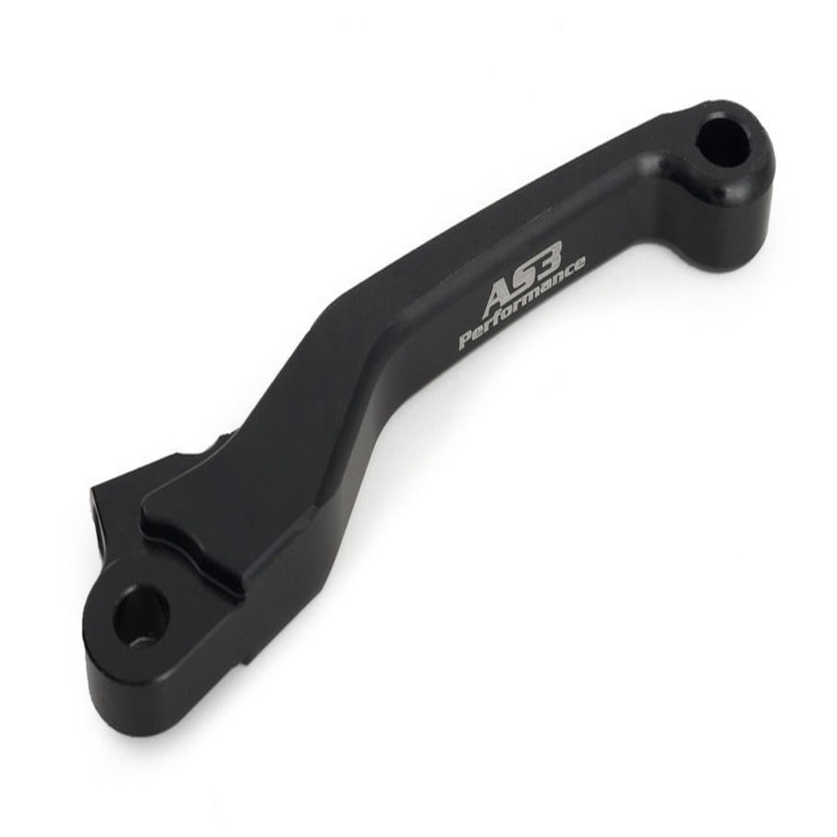 AS3 PERFORMANCE FLEXI LEVER SHORTER 3 FINGER CLUTCH LEVER BLACK