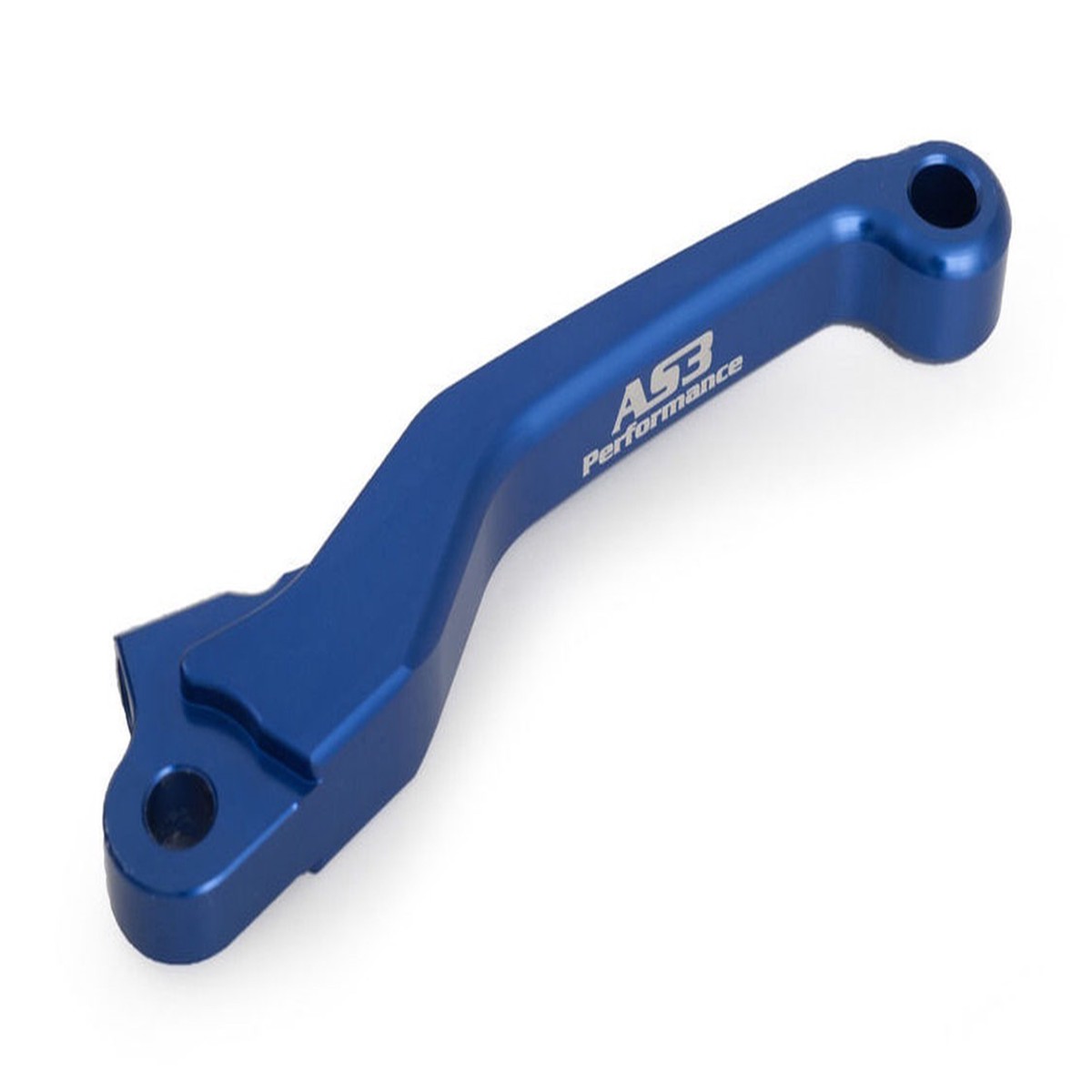 AS3 PERFORMANCE FLEXI LEVER SHORTER 3 FINGER CLUTCH LEVER BLUE