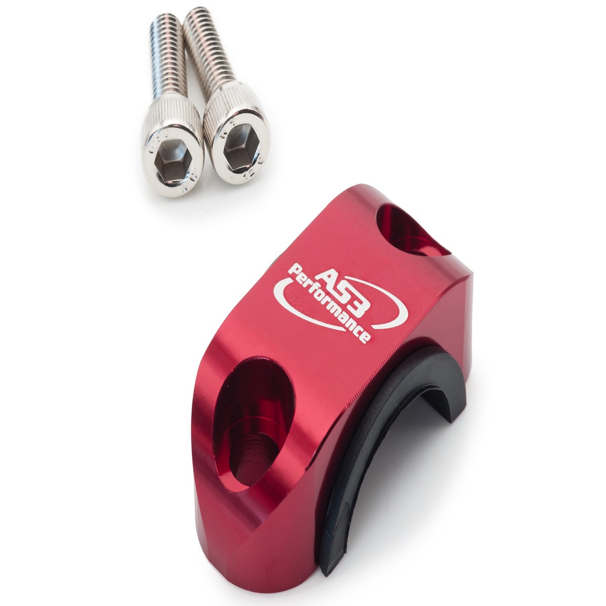 DUCATI DESMO 450 MX 2026 AS3 ROTATING FRONT BRAKE & CLUTCH MASTER CYLINDER BAR CLAMP RED