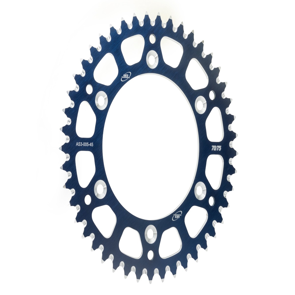 HUSABERG TE FE FX FS 125 250 300 350 390 450 501 570 650 AS3 7075 ALUMINIUM REAR SPROCKET 520 47T BLUE