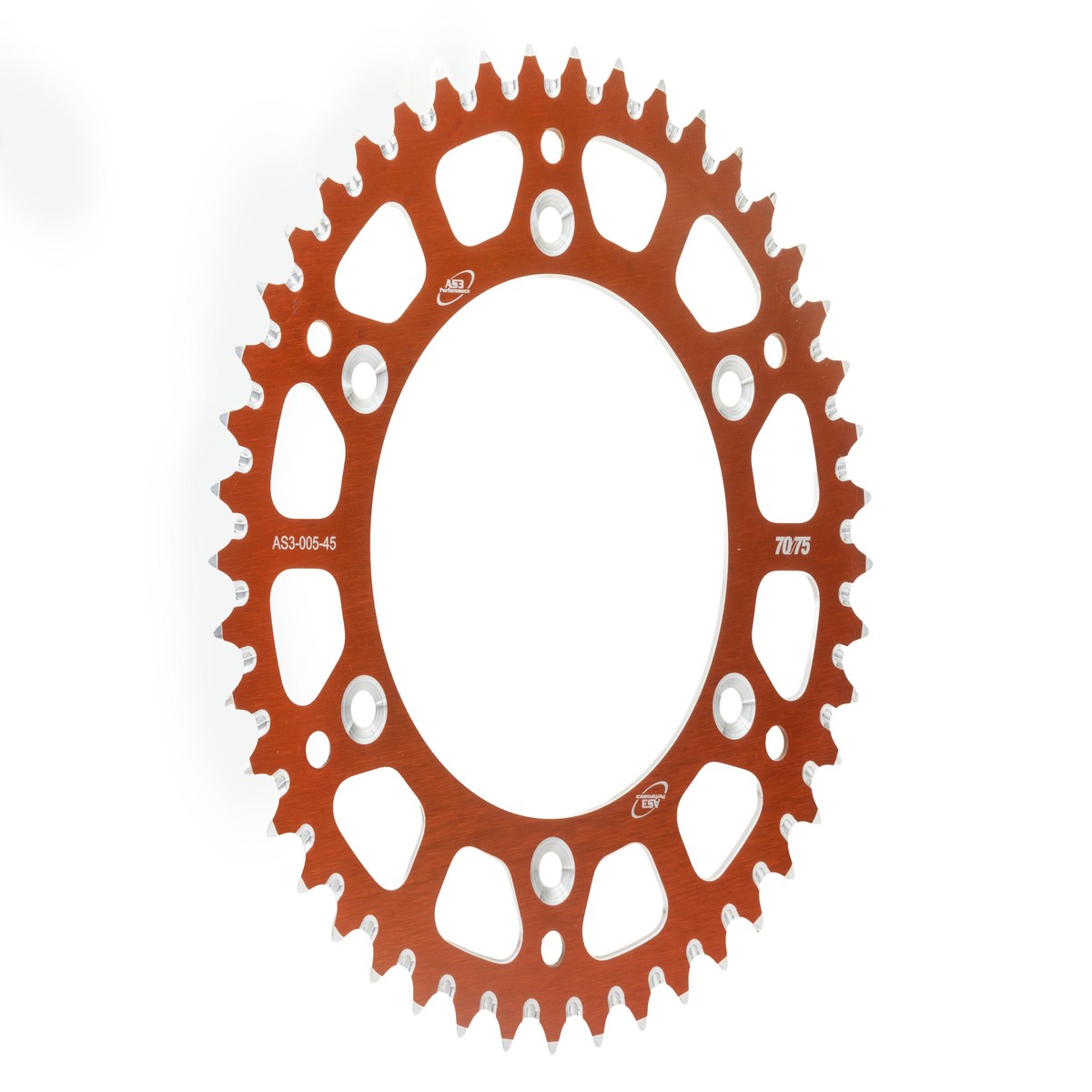 KTM 125 150 250 300 350 450 500 525 SX EXC SXF XC XC-W XC-F XCF-W AS3 ALUMINIUM REAR SPROCKET 520 47T ORANGE