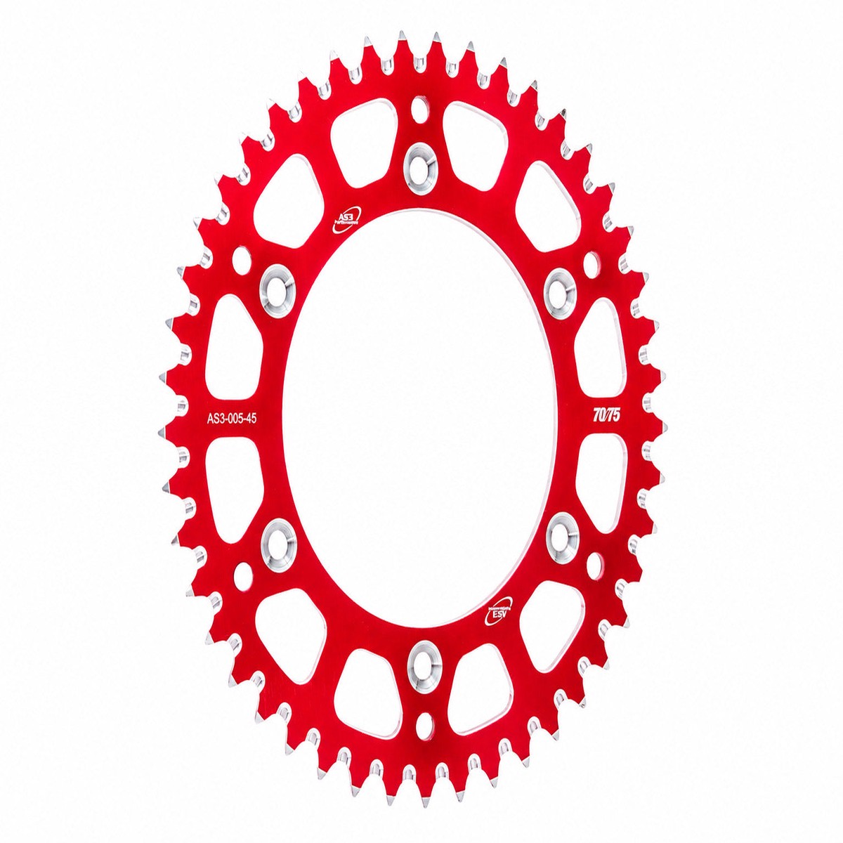 STARK VARG MX EX SM 2023-2026 AS3 7075 ALUMINIUM REAR SPROCKET 520 47T RED