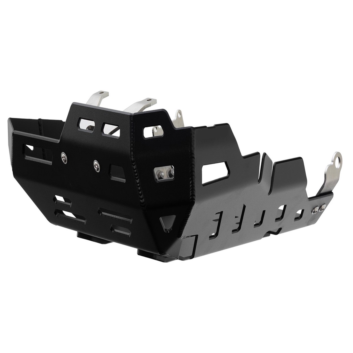 BENELLI TRK 502 X 2018-2024 AS3 ALUMINIUM SKID PLATE SUMP BASH GUARD BLACK