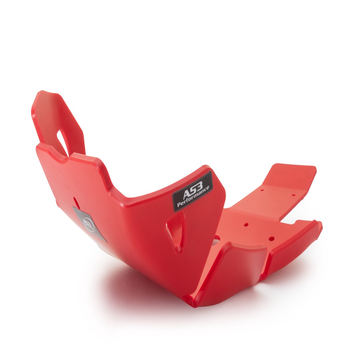 BETA 125 200 RR 2026 AS3 DTC PLASTIC SKID PLATE AND LINKAGE GUARD RED