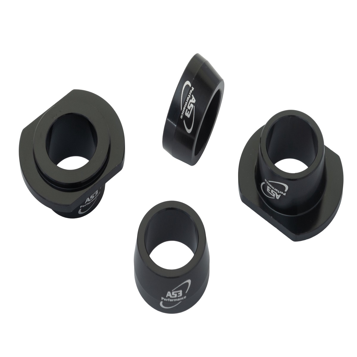 GAS GAS MC 250 300 2024-2025 MC 250 450 F FACTORY EDITION 2023-2025 AS3 BAR MOUNT CLAMP YOKE CONES SPACERS BLACK