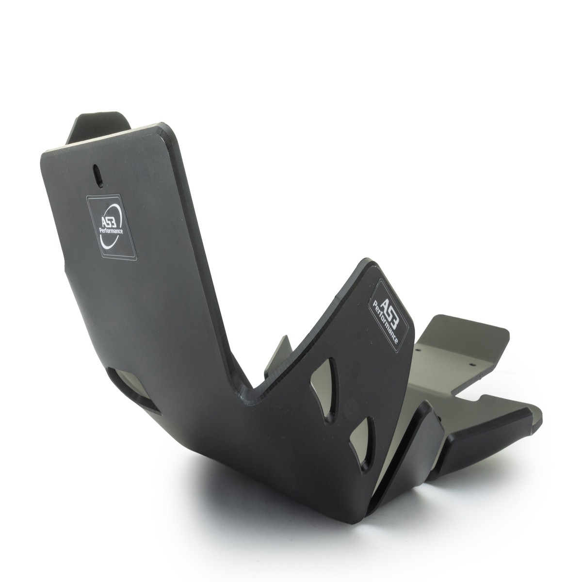 BETA 250 300 RR 2018-2019 AS3 DTC PLASTIC SKID PLATE AND LINKAGE GUARD BLACK