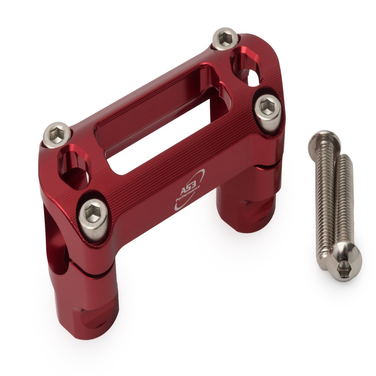 GAS GAS MC 250 2024 MC 250 450 F FACTORY EDITION 2023-2024 EX 450 F 2024 AS3 28.6MM BAR HANDLEBAR MOUNTS CLAMPS RED