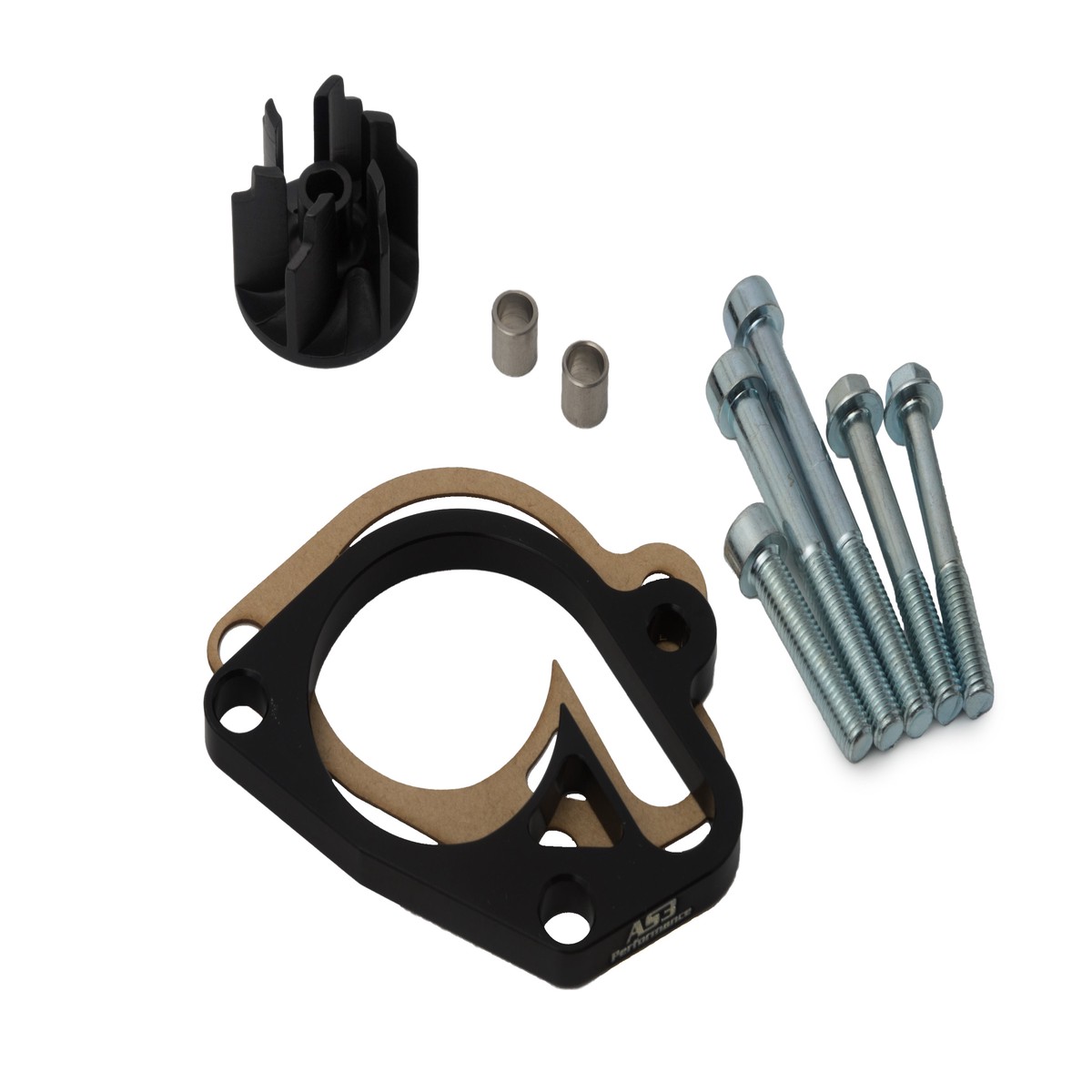 GAS GAS MC EC EX 125 250 300 2024 AS3 OVERSIZED WATER PUMP IMPELLER COOLER KIT BLACK