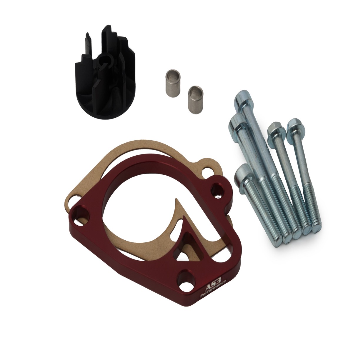 GAS GAS MC EC EX 125 250 300 2024 AS3 OVERSIZED WATER PUMP IMPELLER COOLER KIT RED