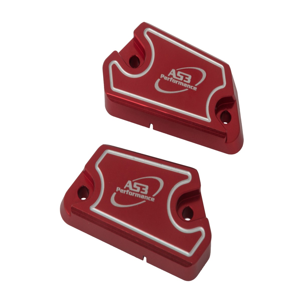 SUR-RON LIGHT BEE 2018-2024 AS3 FRONT & REAR BRAKE RESERVOIR COVERS RED