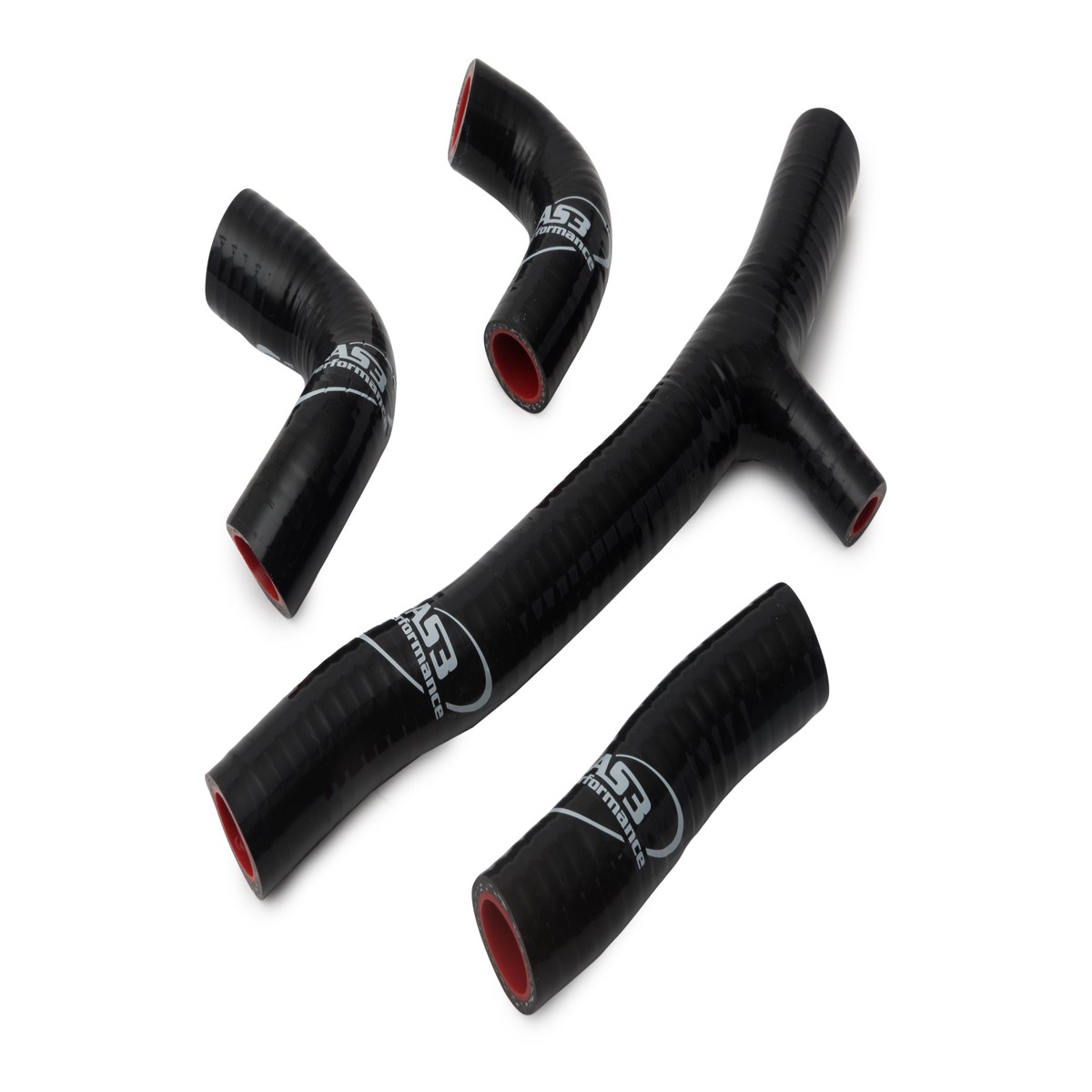 GAS GAS EC EX 250 300 2021-2023 AS3 SILICONE RADIATOR HOSES BLACK