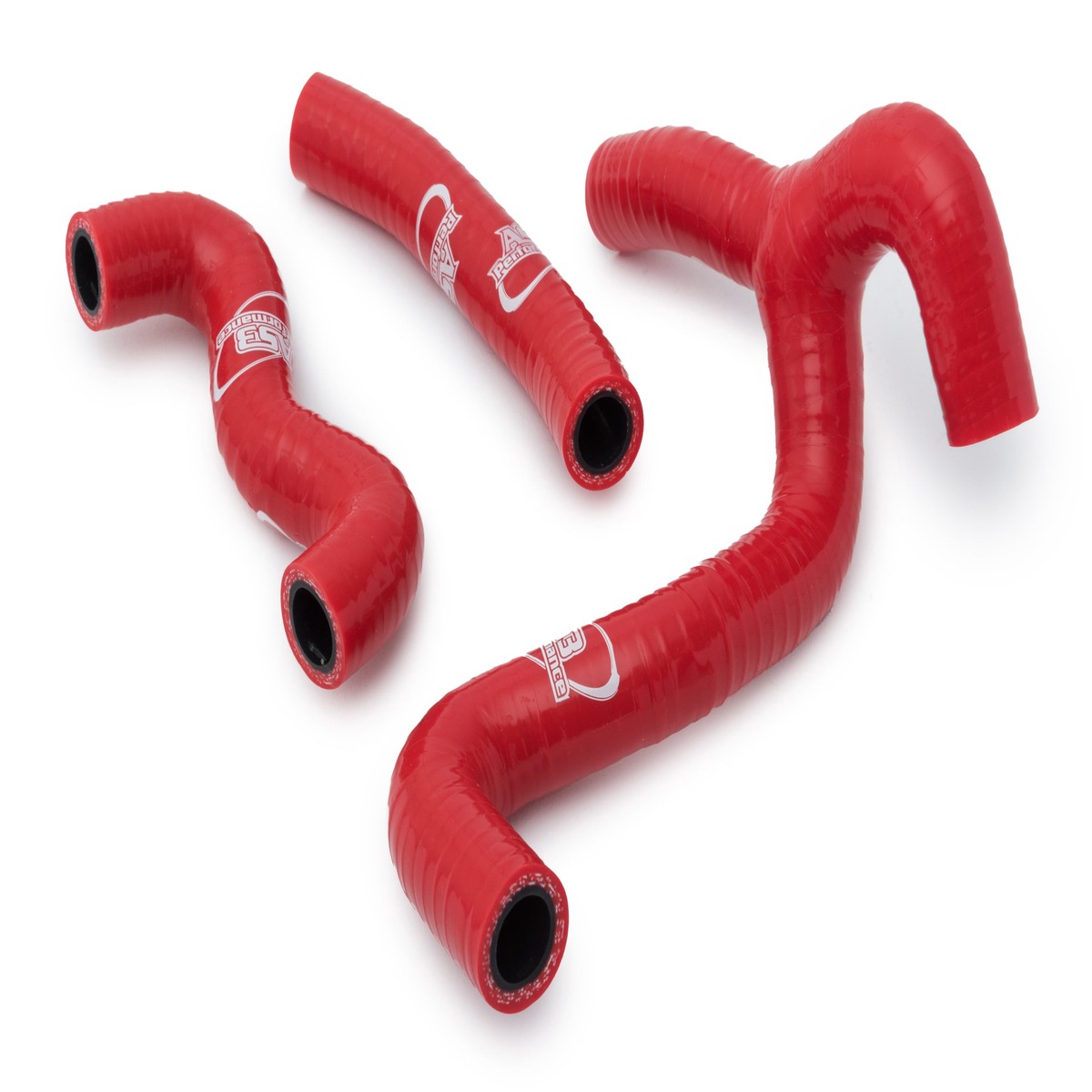 GAS GAS MC 50 2021-2023 AS3 PERFORMANCE SILICONE RADIATOR HOSES RED