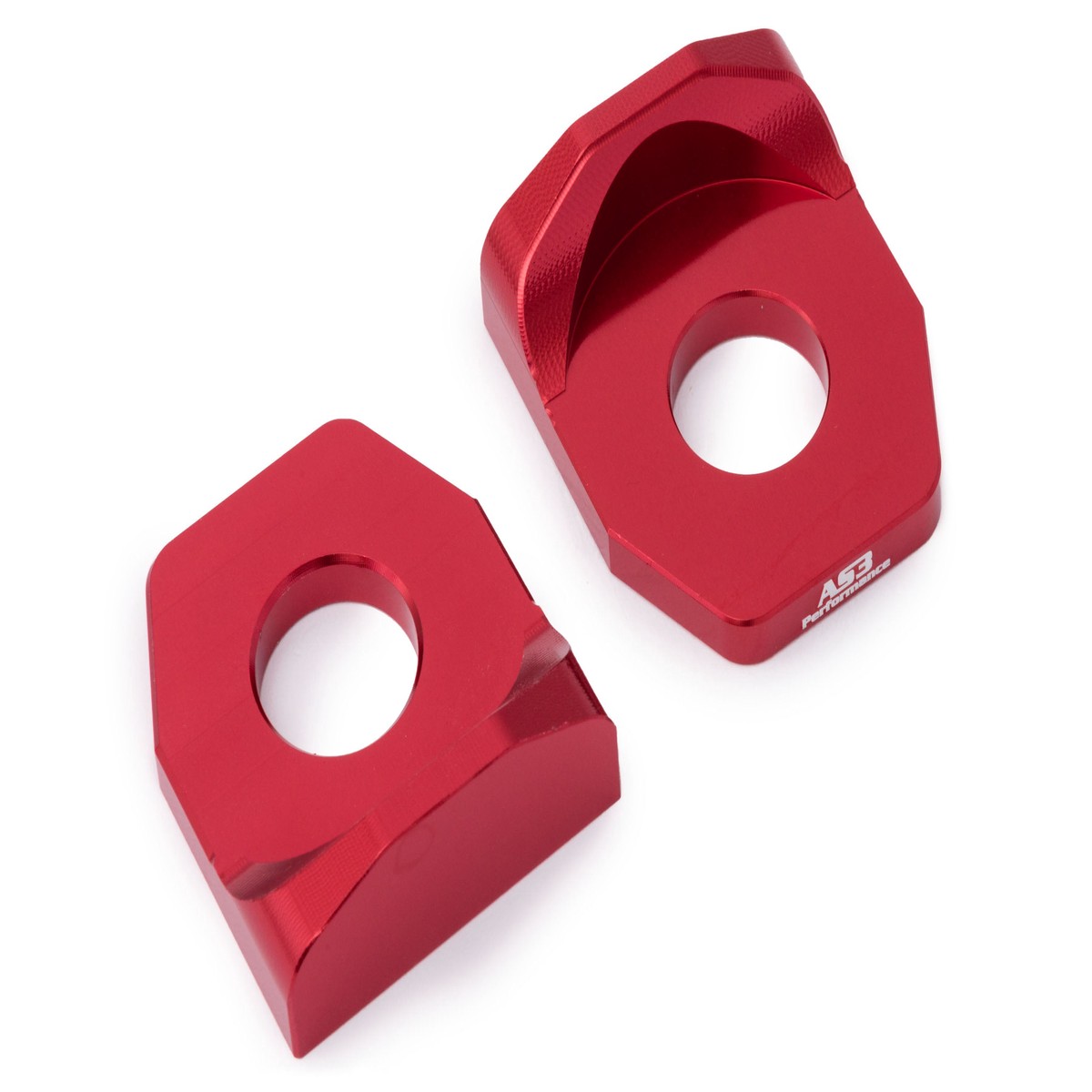 BETA 50 RR ENDURO MOTARD 2020-2024 125 RR 4T LC ENDURO MOTARD 2013-2025 AS3 CHAIN ADJUSTER REAR AXLE BLOCKS RED