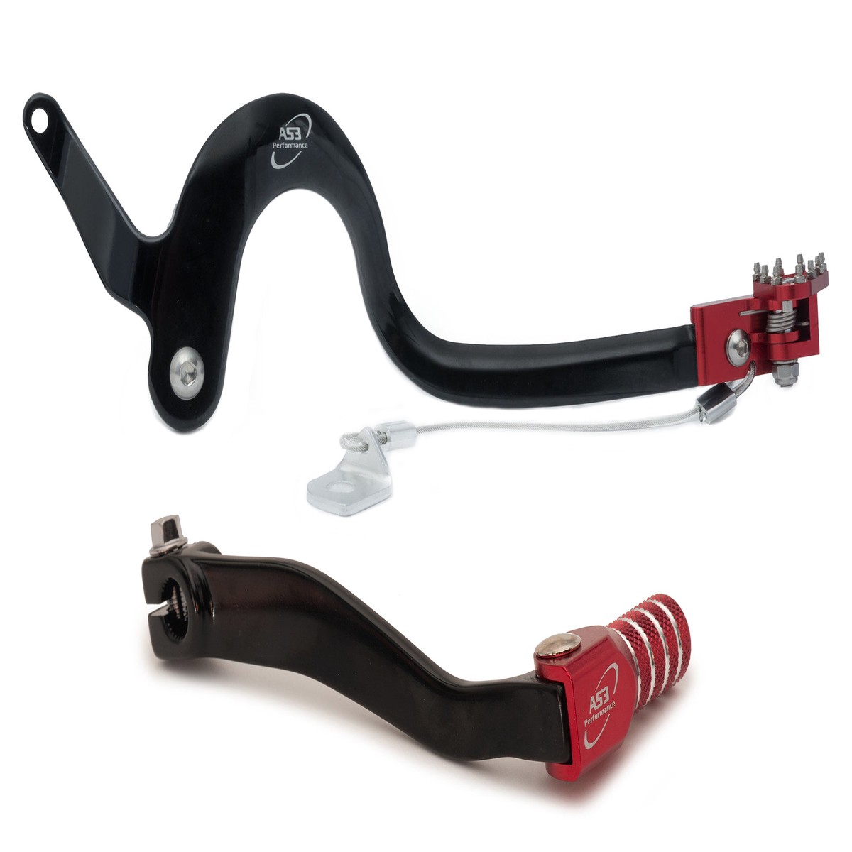 HONDA CRF 125 F FB 2014-2025 AS3 FORGED GEAR LEVER & REAR BRAKE PEDAL