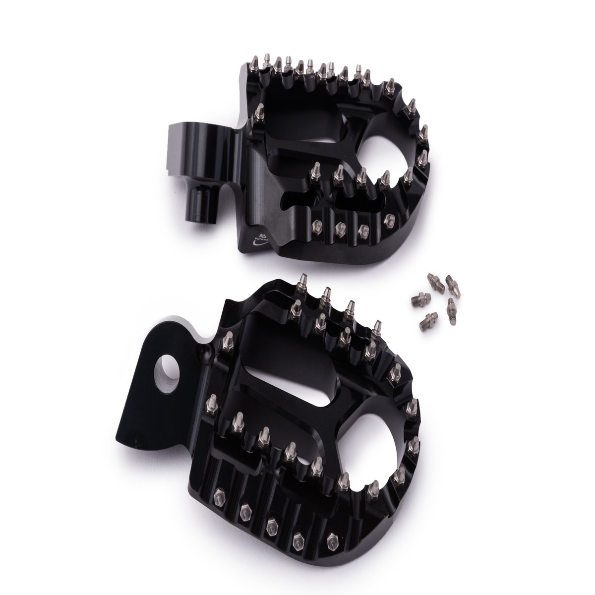 YAMAHA YZ 65 85 125 250 99-25 YZ 250 F 01-23 YZ 400 426 450 F 99-22 WR 250 F 01-24 WR 450 F 03-23 AS3 EXTRA LARGE FOOT PEGS BLACK