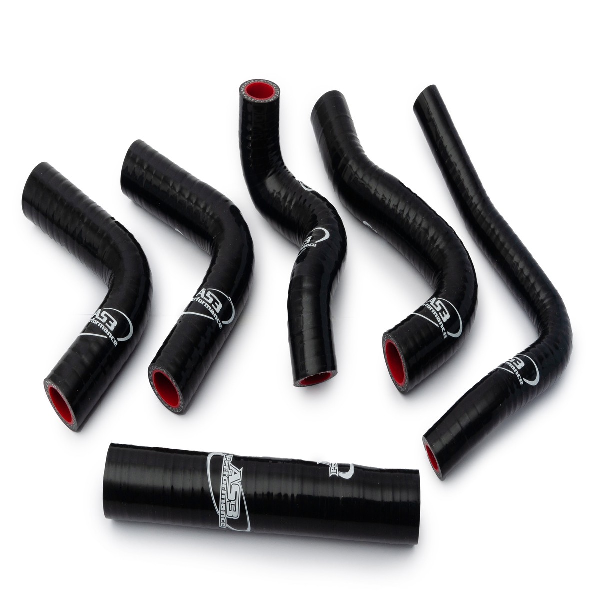 BETA 250 300 RR 2016-2019 AS3 PERFORMANCE SILICONE RADIATOR HOSES BLACK