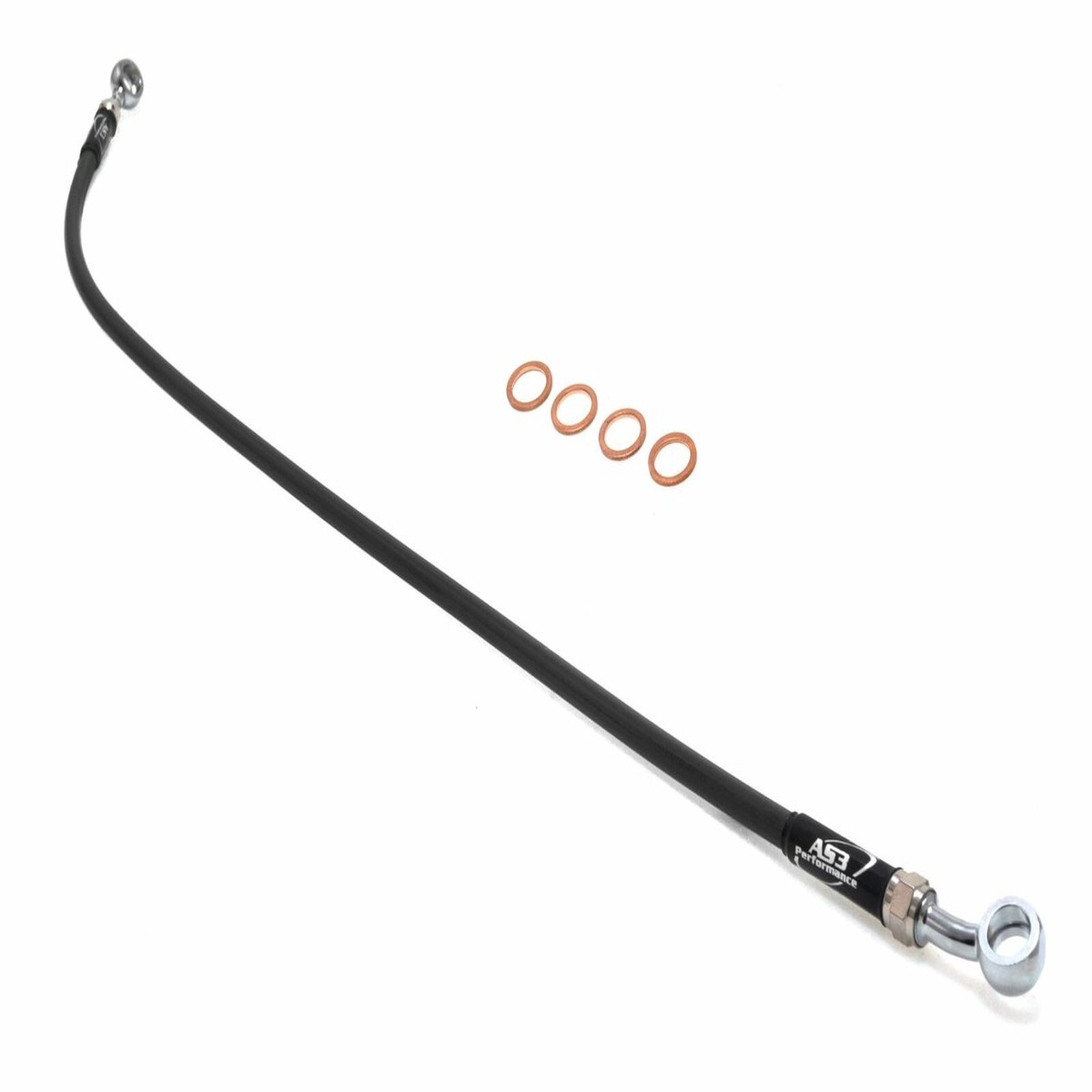 AJP SPR 125 240 2022 AS3 VENHILL REAR BRAKE LINE HOSE BLACK