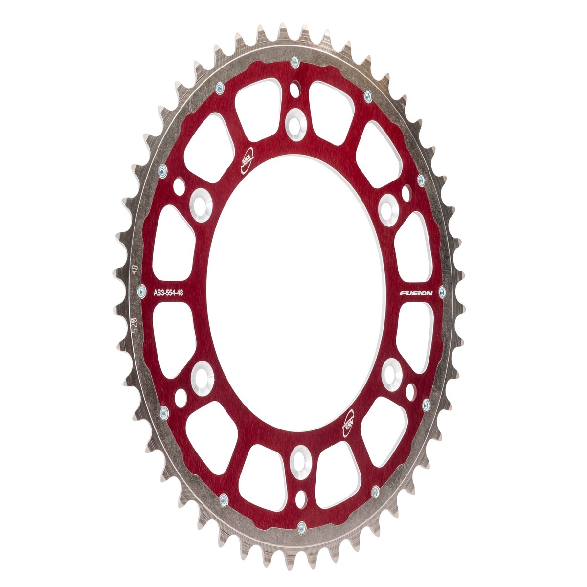 AJP SPR 240 2022 AS3 FACTORY SERIES REAR SPROCKET 520 48T RED