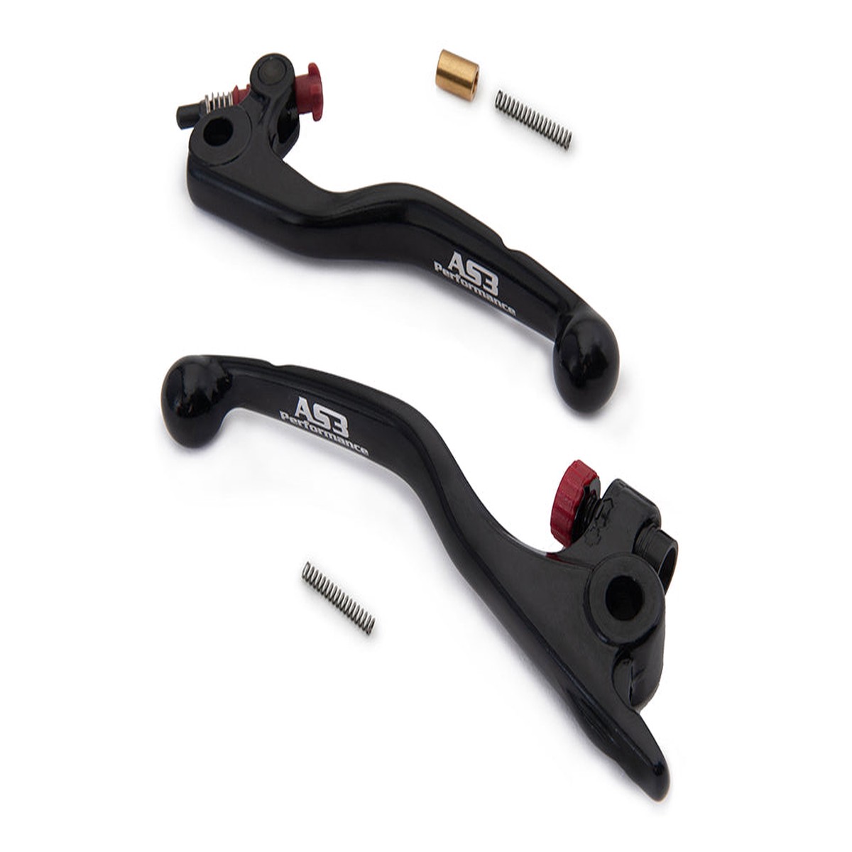 AJP SPR 310 510 R 2020-2023 AS3 FRONT BRAKE & CLUTCH LEVERS SET BLACK
