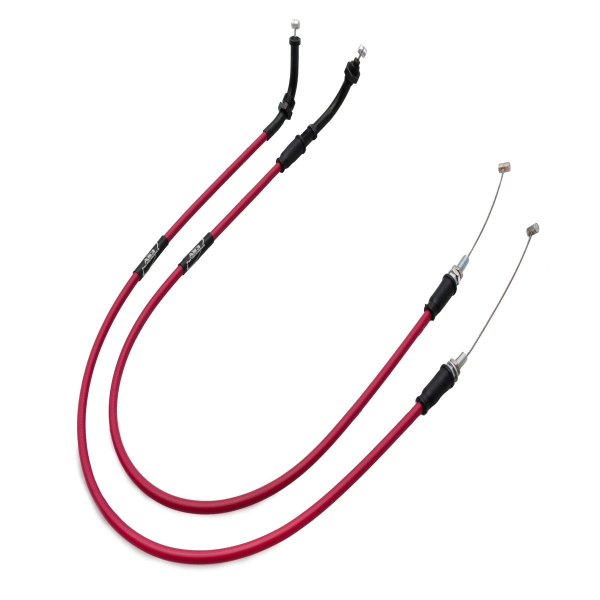 APRILIA RSV 1000 MILLE 2000-2003 RSV 1000 TUONO 2002-2005 AS3 VENHILL FEATHERLIGHT THROTTLE CABLES RED