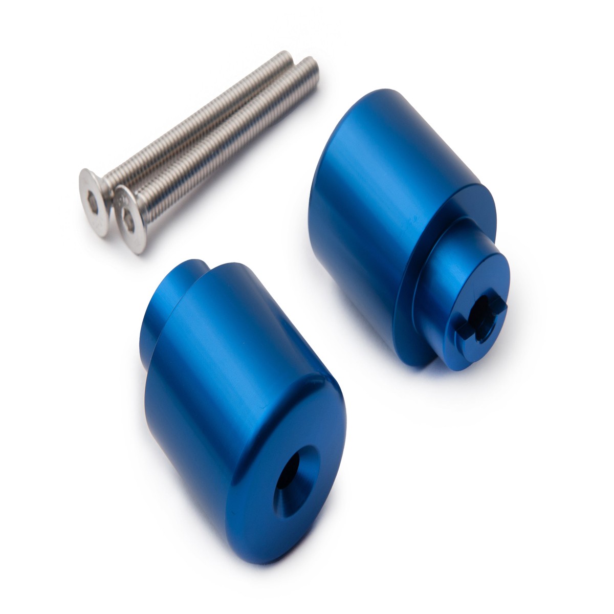HONDA CB 600 900 HORNET CBF 600 1000 AS3 PERFORMANCE BAR END WEIGHTS BLUE
