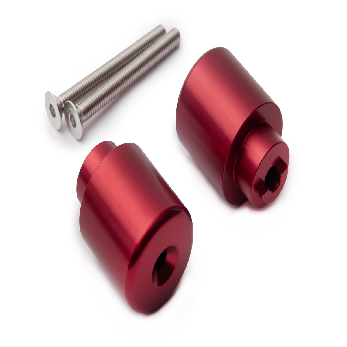 HONDA CB 600 900 HORNET CBF 600 1000 AS3 PERFORMANCE BAR END WEIGHTS RED