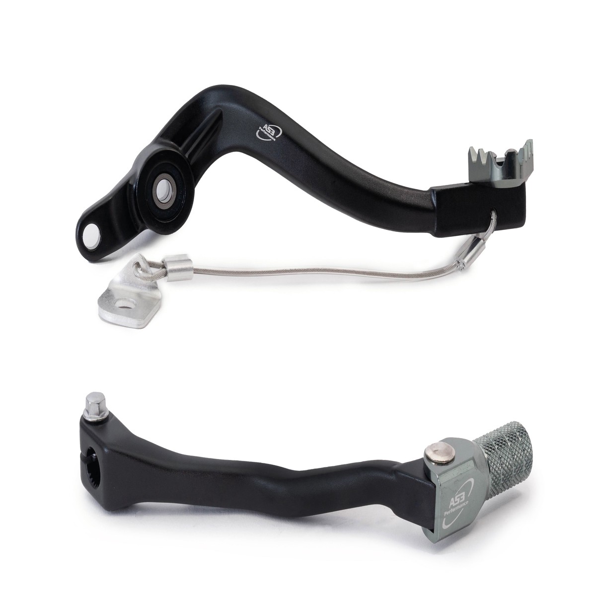 RIEJU MR 200 250 300 2021-2023 AS3 FACTORY SERIES FORGED REAR BRAKE PEDAL and GEAR LEVER BLACK