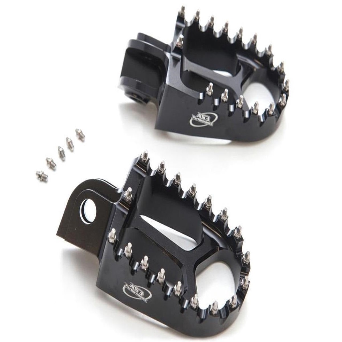 RIEJU MR 300 2021 AS3 PERFORMANCE RACING SERIES WIDE FOOT PEGS BLACK